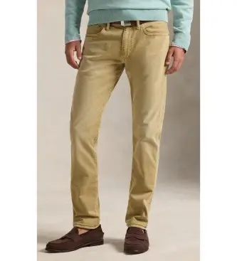 per uomo 710973867007 Jeans elasticizzati beige slim fit Sullivan (32/30), Casual, Cotone