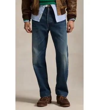 per uomo 710979402001 Jeans blu Heritage Straight (30/30), Casual, Cotone, Denim