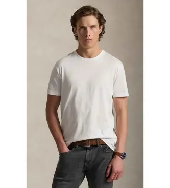 per uomo 710B13483002 Maglietta standard in filato di Scozia bianco (XS), Casual, Cotone, Manica corta