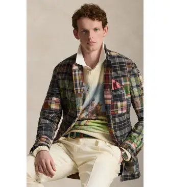 per uomo 710B24337001 Maglione in cashmere con fantasia beige (M), Casual, Chachemire