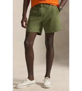 per uomo 710P03741004 Pantaloncini chino prepster verdi Polo (S), Casual, Verde, Cotone, Classico