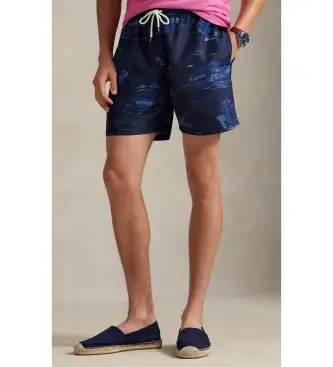 per uomo 710P04438001 Costume da bagno Bermuda con Polo Bear blu navy (XS), Beachwear, Polister riciclato