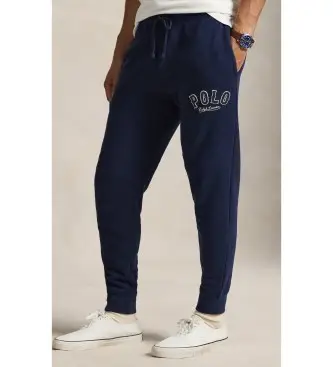 per uomo 710P04876001 Jogger in spugna RL con logo Western Mairno (XS), Casual, Cotone, Navy