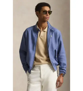 per uomo 710P05061500 La giacca di lino blu Bedford (S), Casual