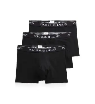 per uomo 714835885002 Set di 3 boxer neri in cotone elasticizzato (XXL), Nero, Homewear