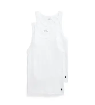 per uomo 714835886001 Confezione da 2 canottiere bianche classiche (S), Bianco, Homewear, Cotone, Senza maniche / cinghie