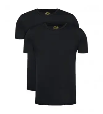 per uomo 714835960001 T-shirt nere Classic Crew in confezione da 2 (XXL), Nero, Homewear, Cotone, Manica corta