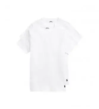 per uomo 714835960002 Confezione da due magliette classiche bianche (L), Bianco, Casual, Homewear, Cotone, Manica corta