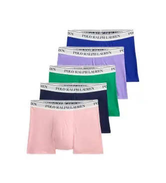 per uomo 714864292026 Set di 5 boxer classici multicolor in cotone elasticizzato (S), Homewear, Multicolore