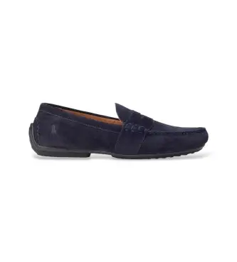 per uomo 803893741001 Mocassini in pelle scamosciata blu navy Reynold (40), Basso, Camoscio, Nessuno, Casual, Classico