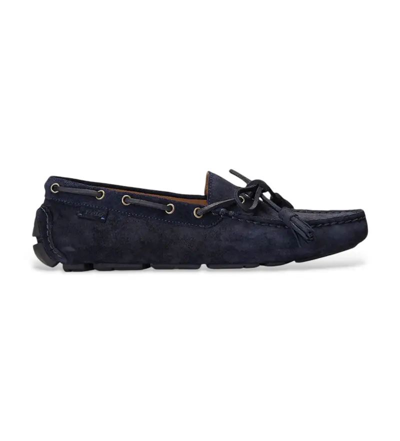 per uomo 803916580003 Scarpe da barca in pelle Anders con nappe blu navy (41), Basso, Stringhe, Casual