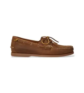 per uomo 803932219002 Scarpe da barca in pelle marrone Merton (40), Basso, Stringhe, Casual, Classico