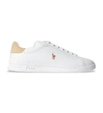 per uomo 809940762001 Sneaker Heritage Court II in pelle bianca (40), Bianco, Basso, Stringhe, Casual
