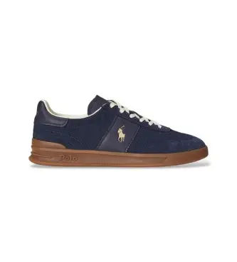 per uomo 809973707002 Sneakers Heritage Aera in pelle scamosciata blu navy (48), Nero, Basso, Camoscio, Stringhe, Casual