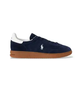 per uomo 809978008001 Sneakers Bedford in pelle scamosciata blu navy (40), Basso, Camoscio, Stringhe, Casual