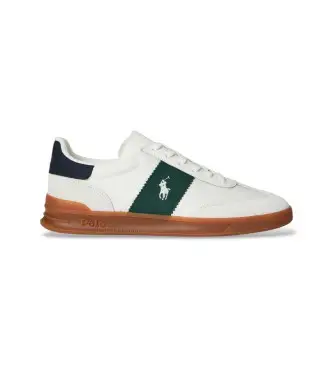 per uomo 809P01616003 Sneakers Heritage Aera in pelle scamosciata bianca (41), Bianco, Basso, Stringhe, Casual