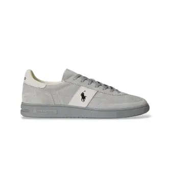 per uomo 809P01617001 Sneakers Bedford in pelle scamosciata grigia (37), Basso, Camoscio, Stringhe, Casual, Grigio