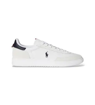 per uomo 809P01619001 Sneakers Bedford in pelle e camoscio bianco (37), Nero, Basso, Stringhe, Casual