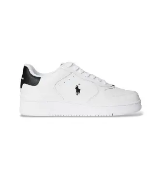 per uomo 809P01636002 Sneakers in pelle bianca Masters Court (36), Bianco, Basso, Stringhe, Casual