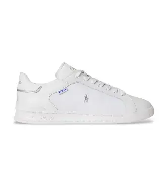 per uomo 809P07161001 Scarpe da ginnastica Heritage Court Utility in pelle bianca (40), Bianco, Basso, Stringhe, Casual