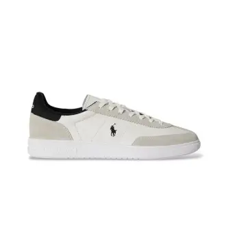 per uomo 809P07173001 Sneakers Bedford in pelle scamosciata e bianco sporco (36), Basso, Stringhe, Casual