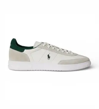 per uomo 809P07173003 Sneakers Bedford in pelle e camoscio bianco (40), Basso, Stringhe, Casual