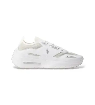 per uomo 809P07533001 Sneakers Boerum in maglia con pannelli bianchi (41), Pelle, Bianco, Basso, Stringhe, Casual, Sporti