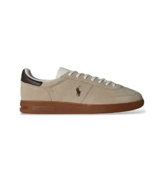 per uomo 809P09753005 Sneakers Bedford in pelle scamosciata marrone (38), Beige, Basso, Camoscio, Stringhe, Casual