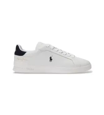 per uomo 809P10044002 Sneakers Heritage Court II in pelle bianca (37), Bianco, Basso, Stringhe, Casual