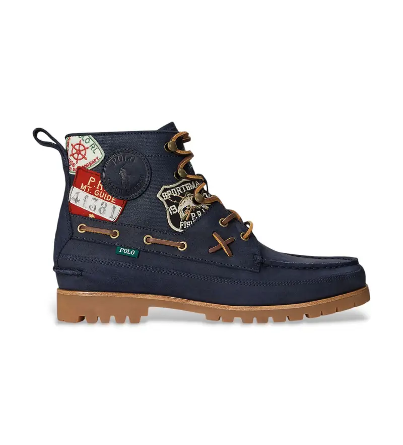 per uomo. 812974124001 Stivali in pelle Navy Ranger (42), Basso, Stringhe, Casual