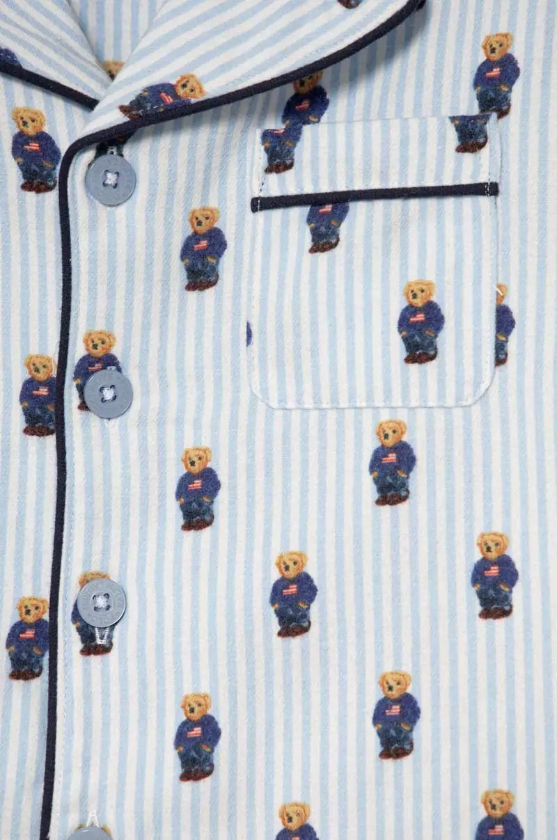 pigama in lana bambino Blu miniatura 3