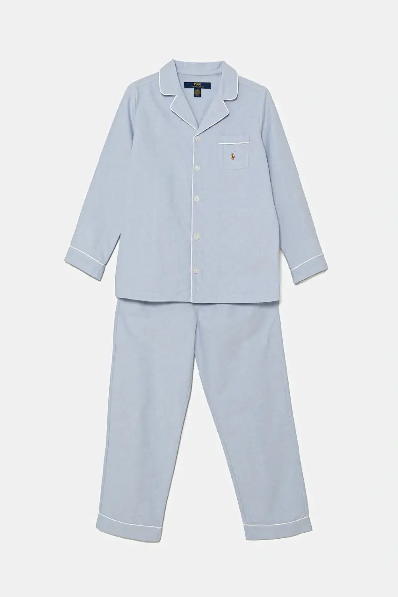pigama in lana bambino colore blu 9P0193