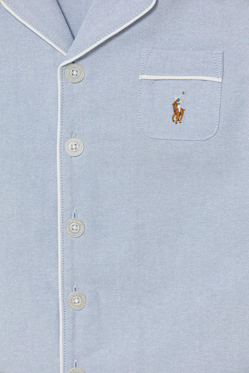 pigama in lana bambino pacco da 2 colore blu 8P0193 miniatura 4