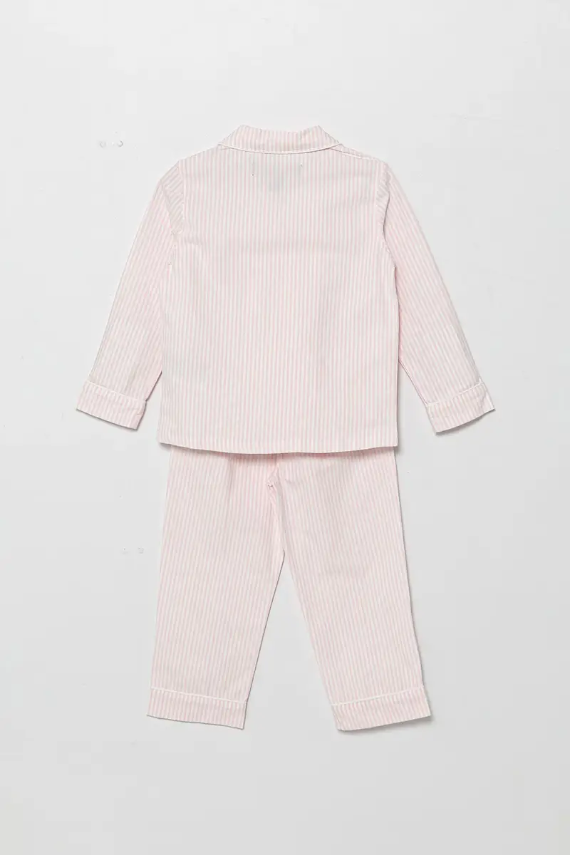 pigama in lana bambino pacco da 2 colore rosa 3P0198 miniatura 2