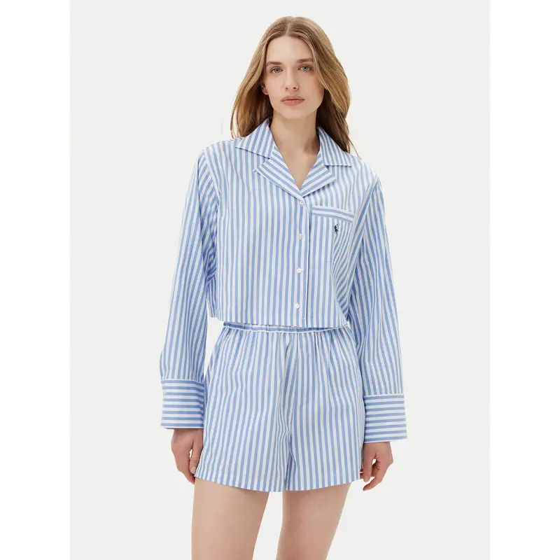 Pigiama 4P8010 Blu Relaxed Fit