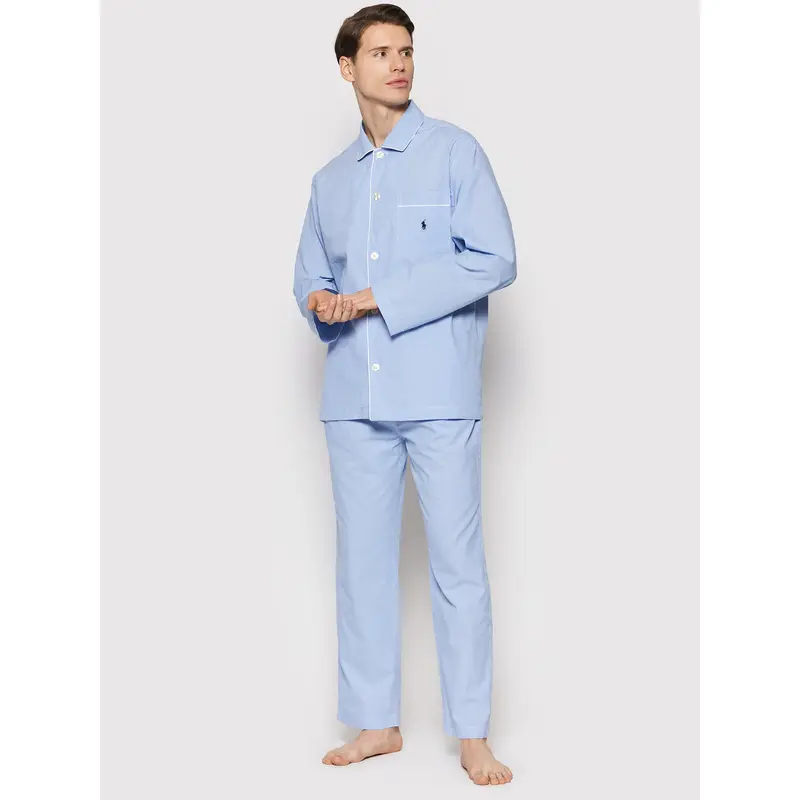 Pigiama 714514095001 Celeste Regular Fit