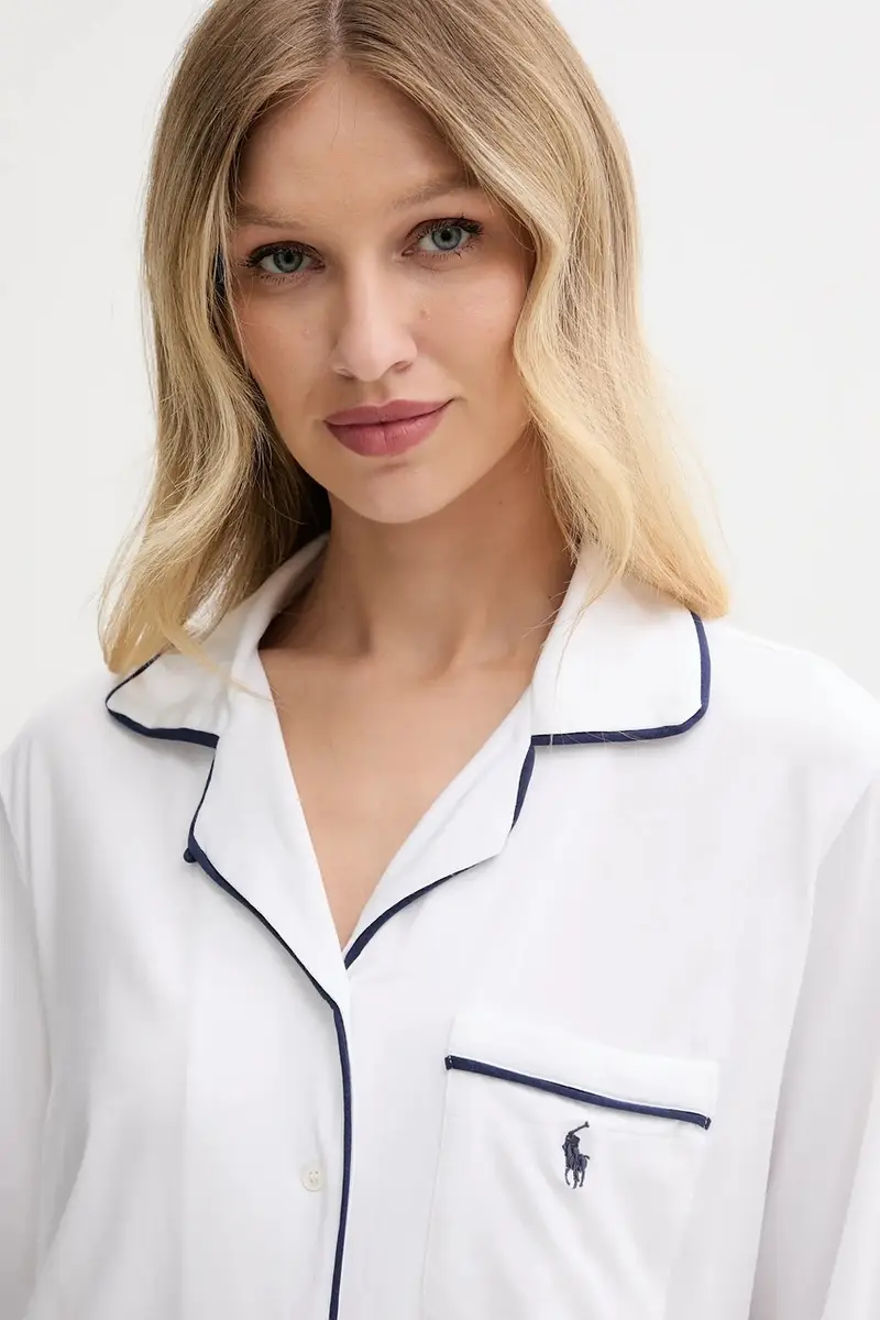 pigiama donna colore bianco 4P0229 miniatura 5