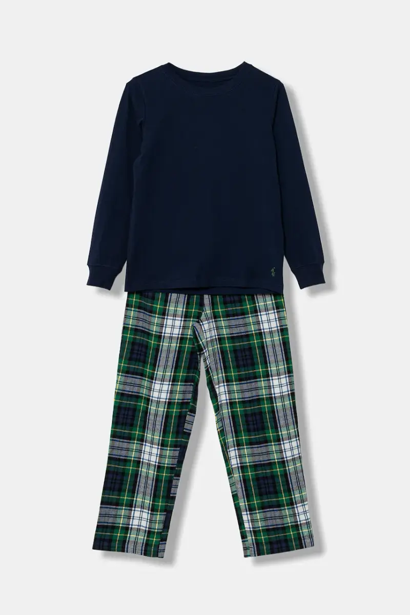 pigiama in lana bambino Blu navy