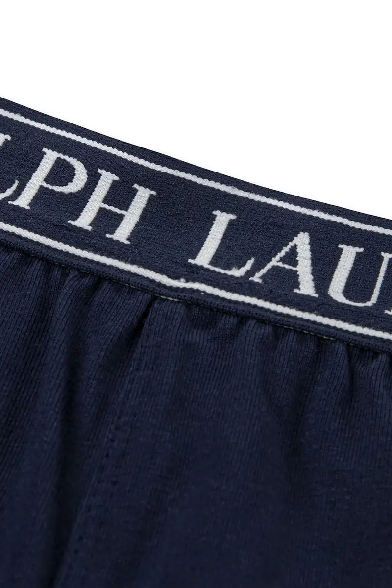 pigiama in lana bambino Blu navy miniatura 4