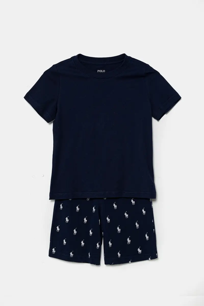 pigiama in lana bambino colore blu navy 8P0250