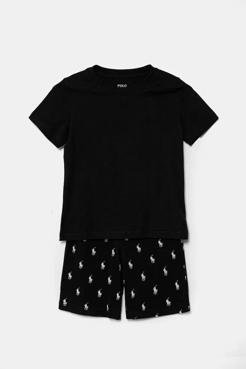 pigiama in lana bambino colore nero 8P0250