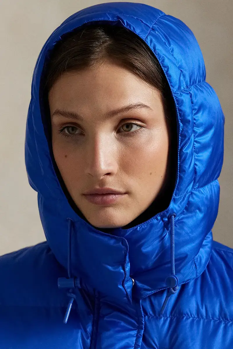 piumino donna colore blu navy 211932183 miniatura 4