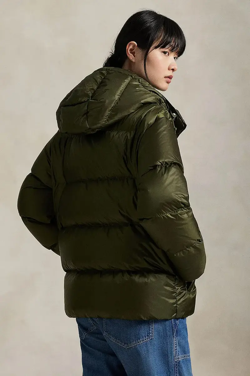 piumino donna colore blu navy 211932183 Verde miniatura 2