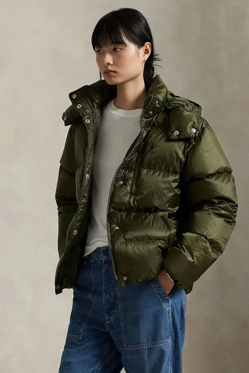 piumino donna colore blu navy 211932183 Verde