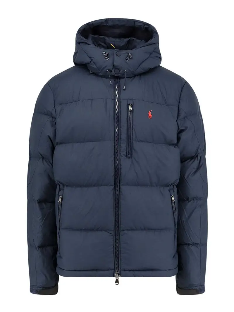 Piumino In Poliestere Riciclato Blu scuro