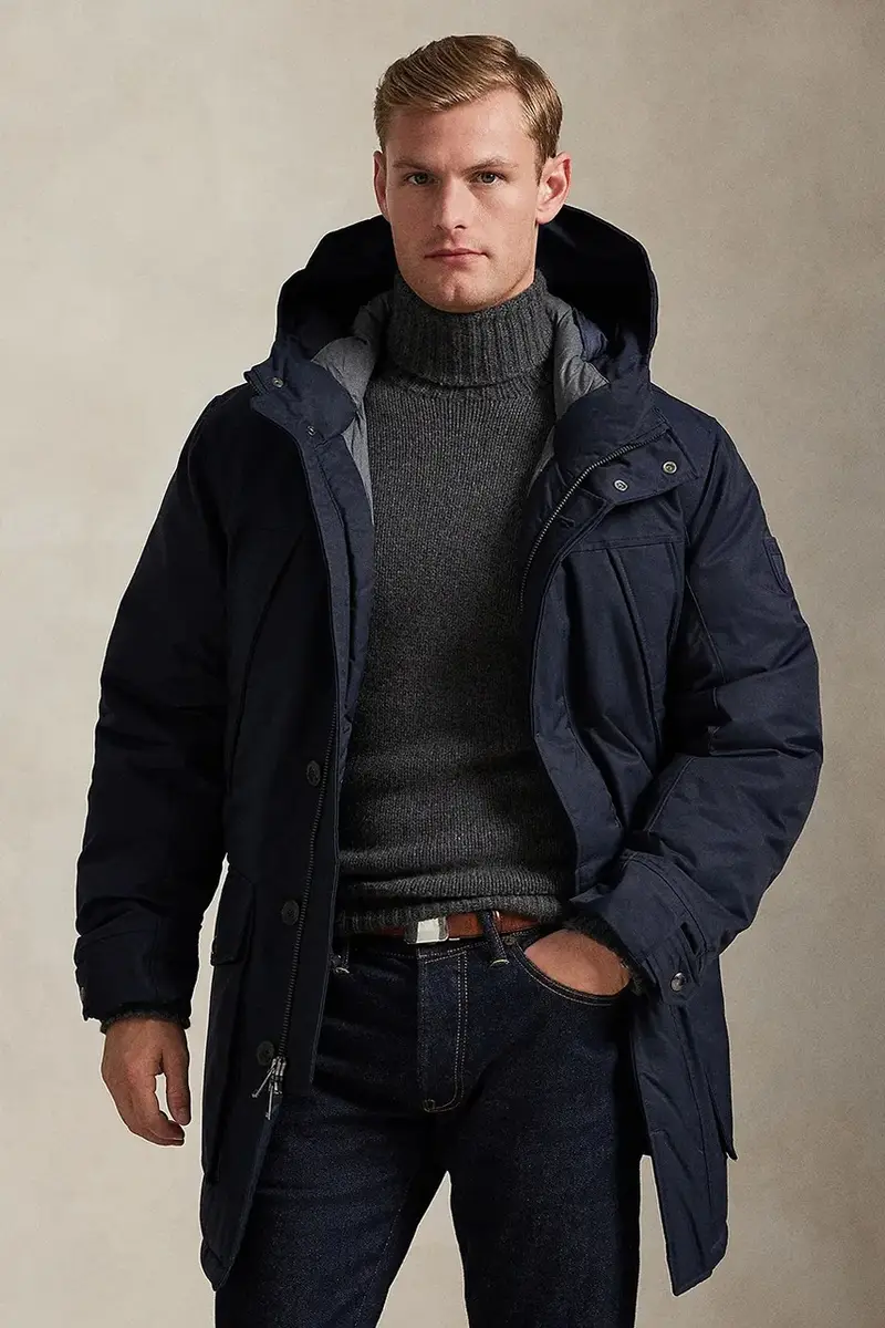 piumino NY TWILL.LNNX colore blu navy 710968114001