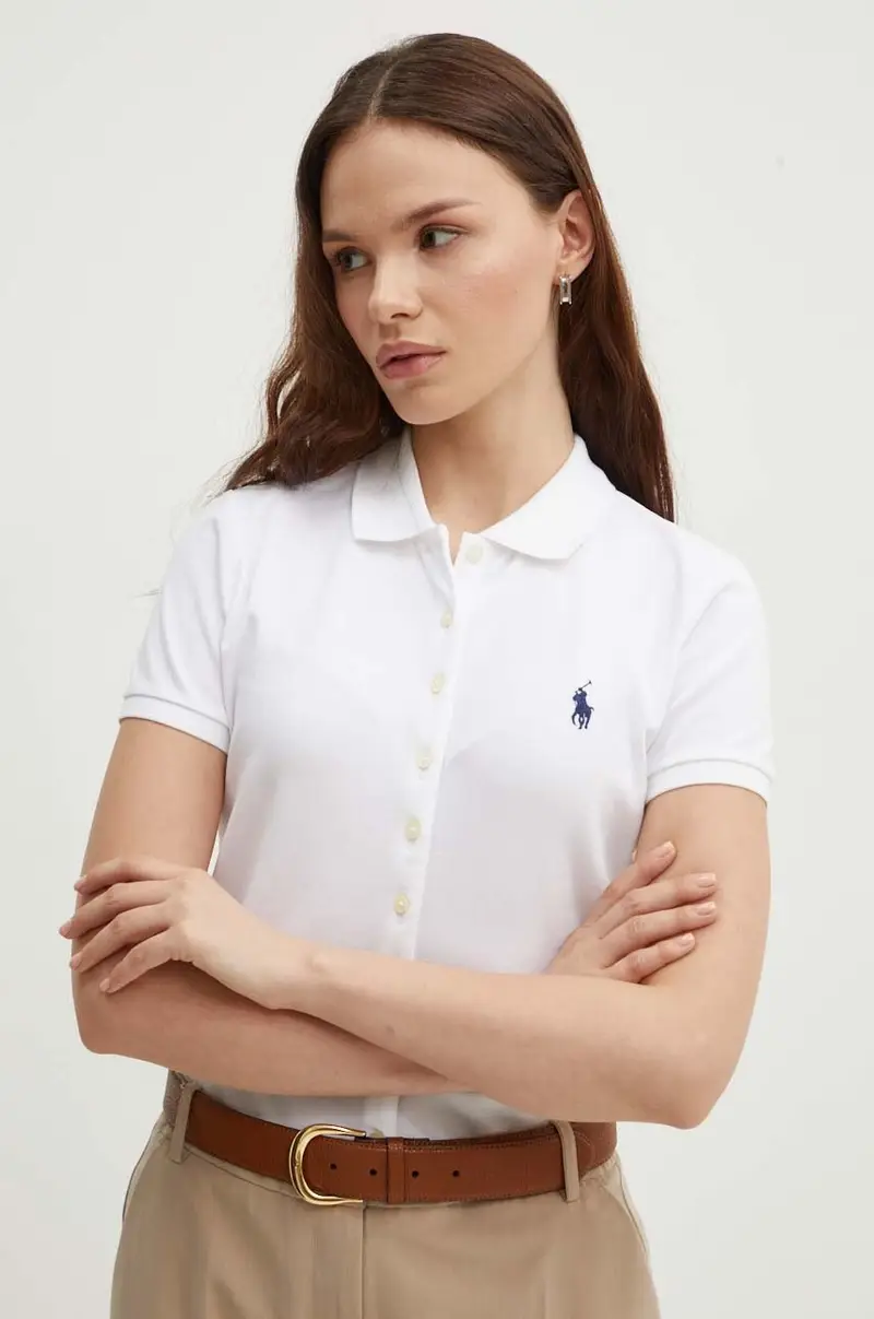 Polo Ralph Lauren Polo Donna Bianco 3124035 miniatura 4