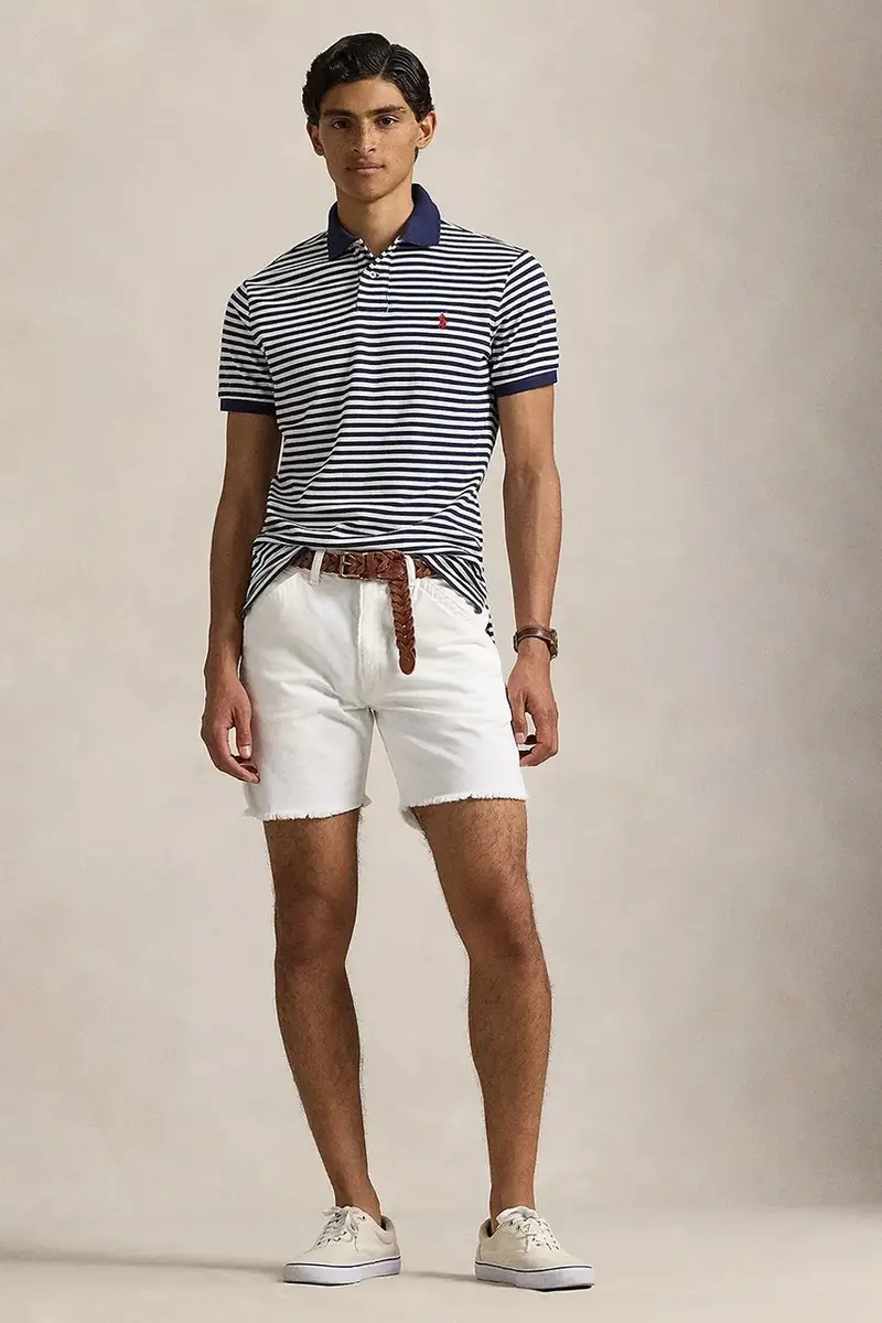 polo in cotone colore bianco 710956682 miniatura 3