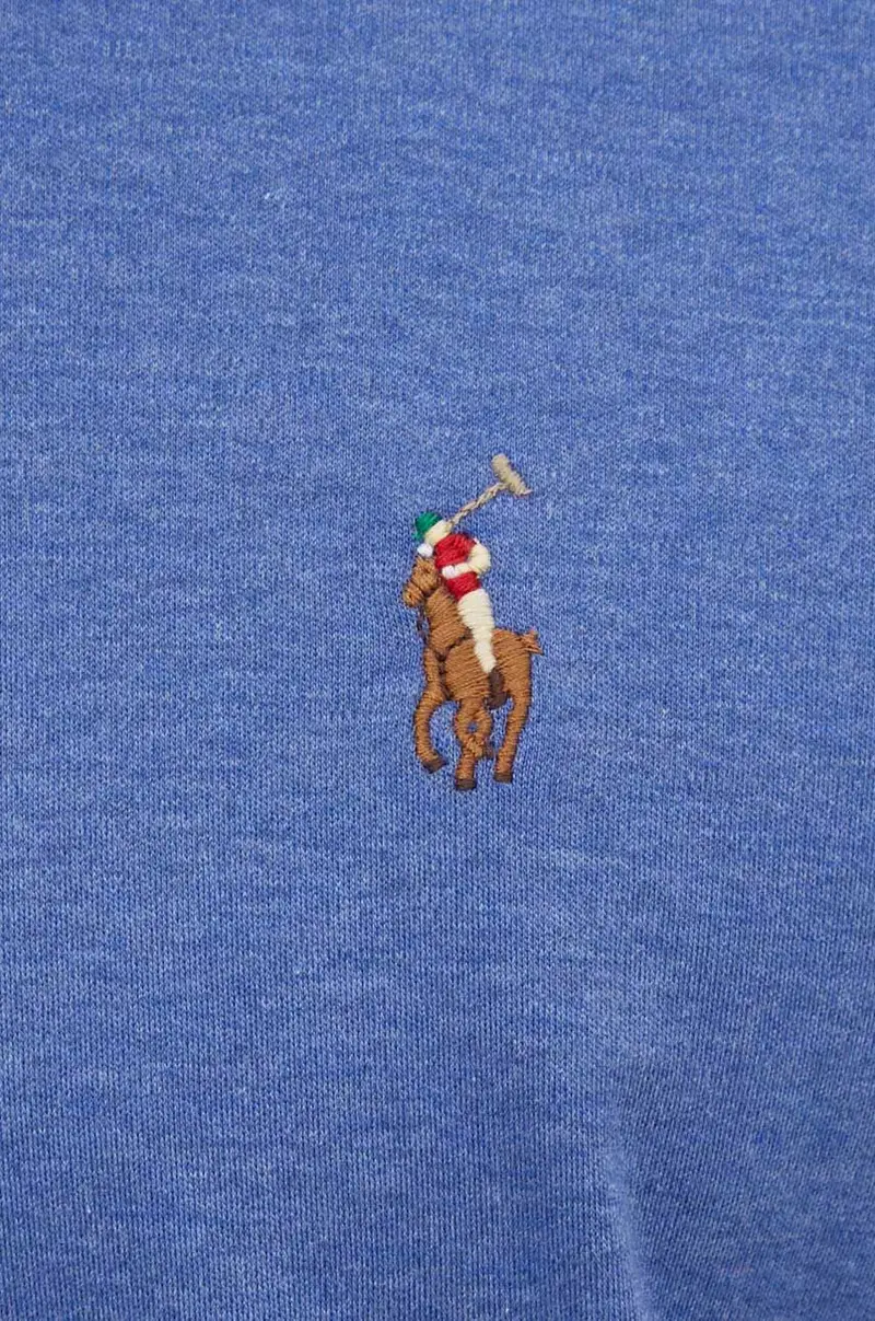 polo in cotone colore blu 710713130 miniatura 5