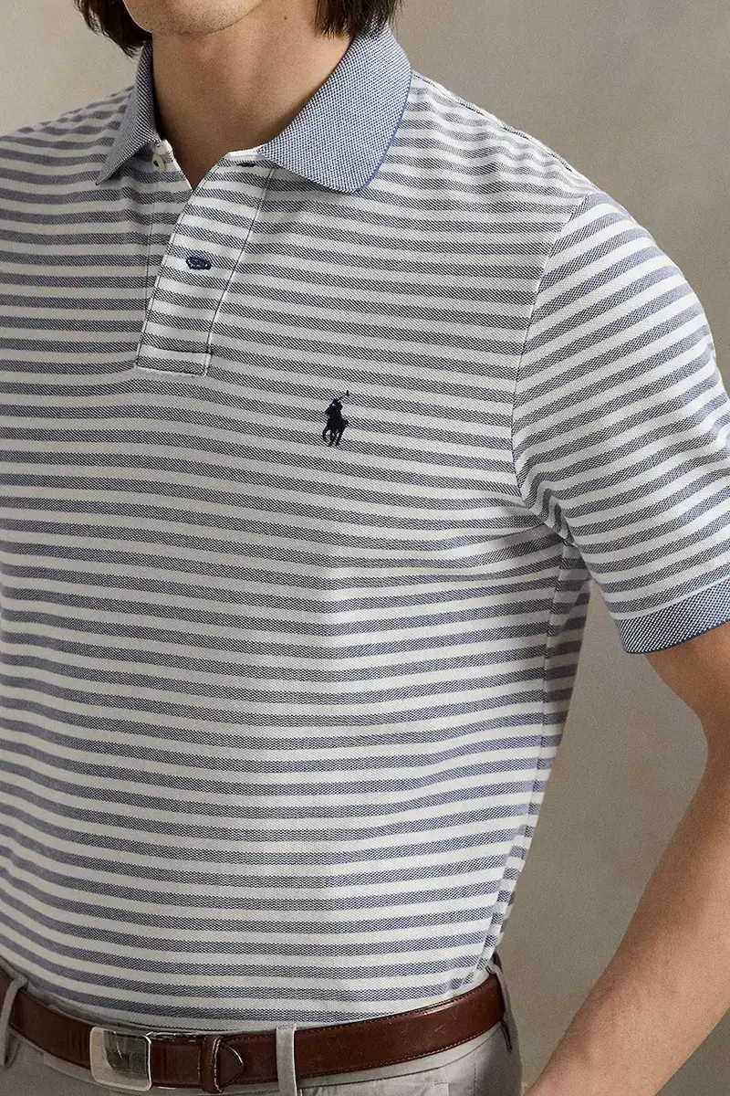 polo in cotone colore blu 710974596 miniatura 4